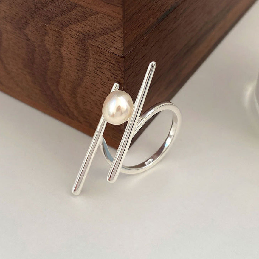 Chopsticks Ring Creative Shape Female Opening