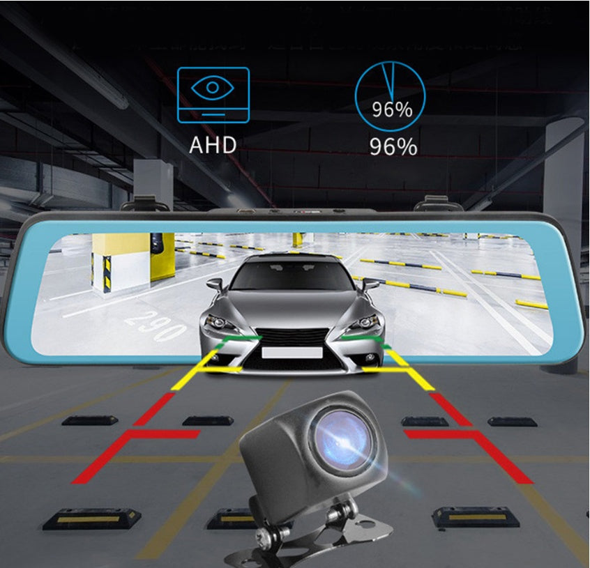 Dual Cameras Driving Recorder with Full Display Screen