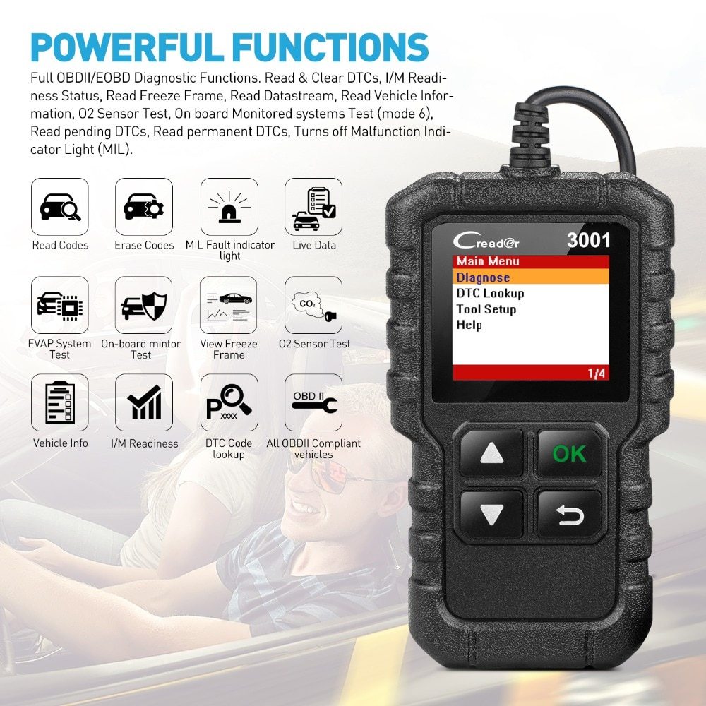 Code reader CR3001 X431 3001 Auto Scan tool