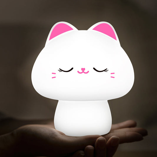 MeWaii Moon Cat Mushroom Night Light Colorful Gift