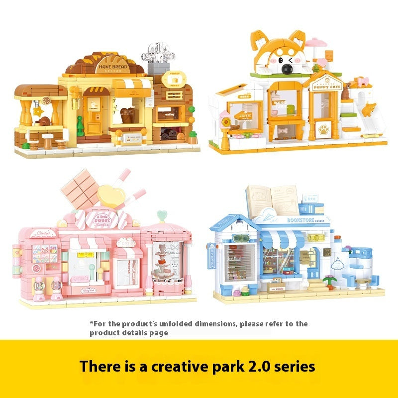 Puzzle Assembled Building Blocks Festival Gift Gift Decoration