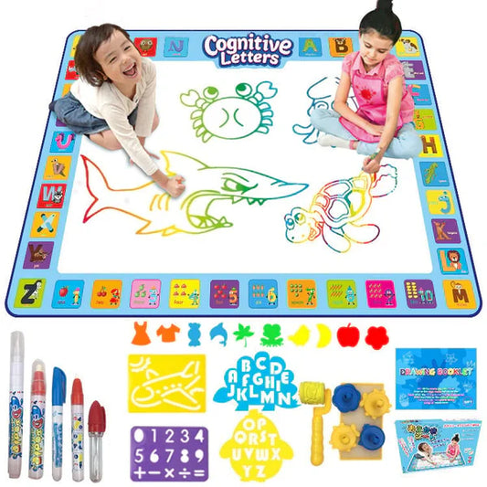 🎁49% OFF🎁Water Doodle Mat ,Aqua Painting Drawing Mat Mess Free Learning Toy Mat