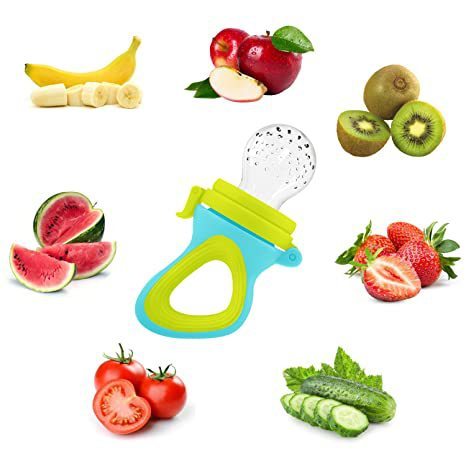 Geometric Confused Bottle Fruit And Vegetable Feeder Nipple 6 Suit