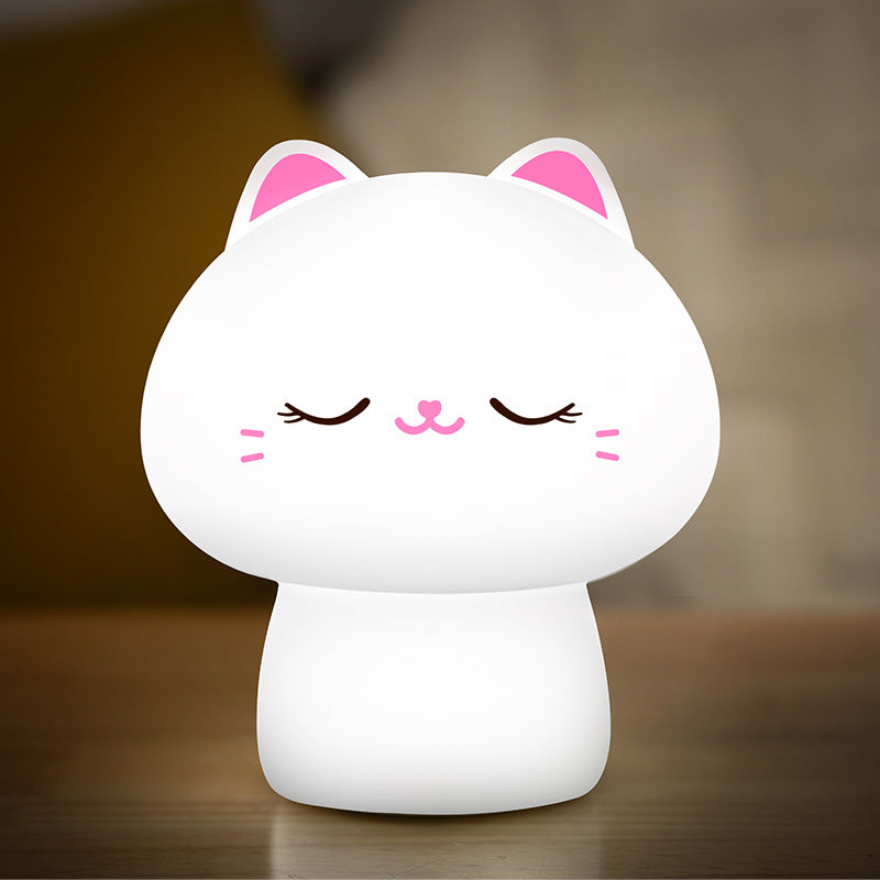 MeWaii Moon Cat Mushroom Night Light Colorful Gift