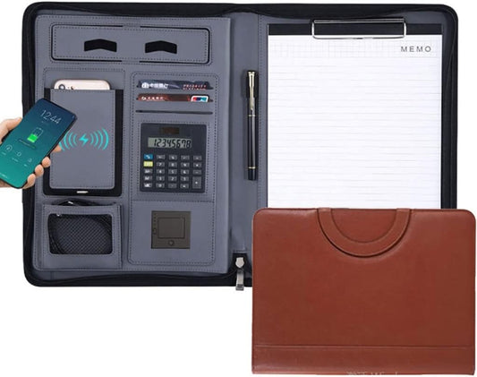 Premium Leather Portfolio Binder