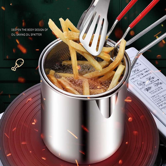 FryPro™ Frying Pot With Strainer Basket