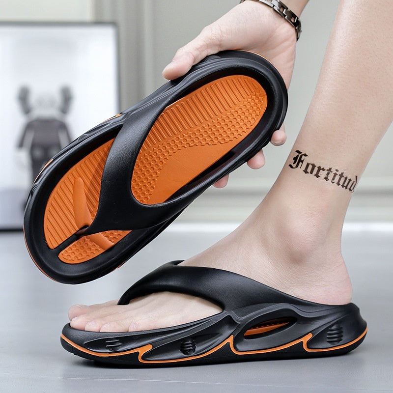 Summer New Platform Slip-on Flip-toe Lightweight Casual Slippers