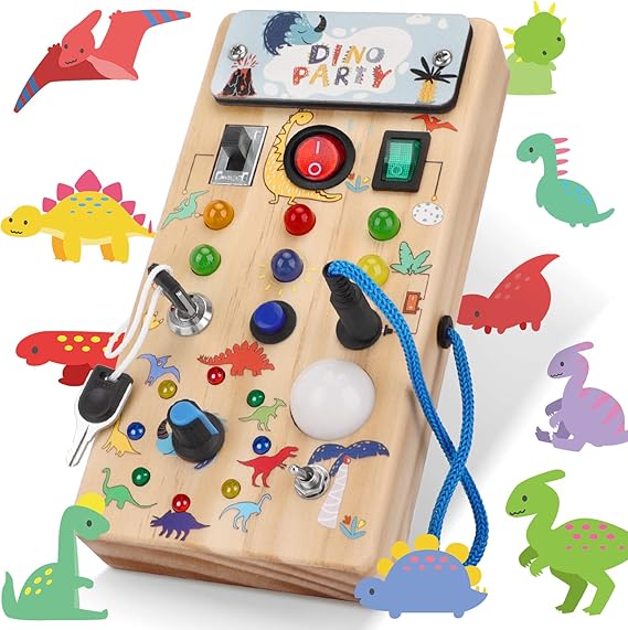 Montessori Wooden Smart Play Switchboard for Kid's