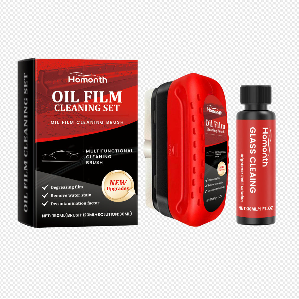 Automotive Glass Oil Film Remover Set Decontamination