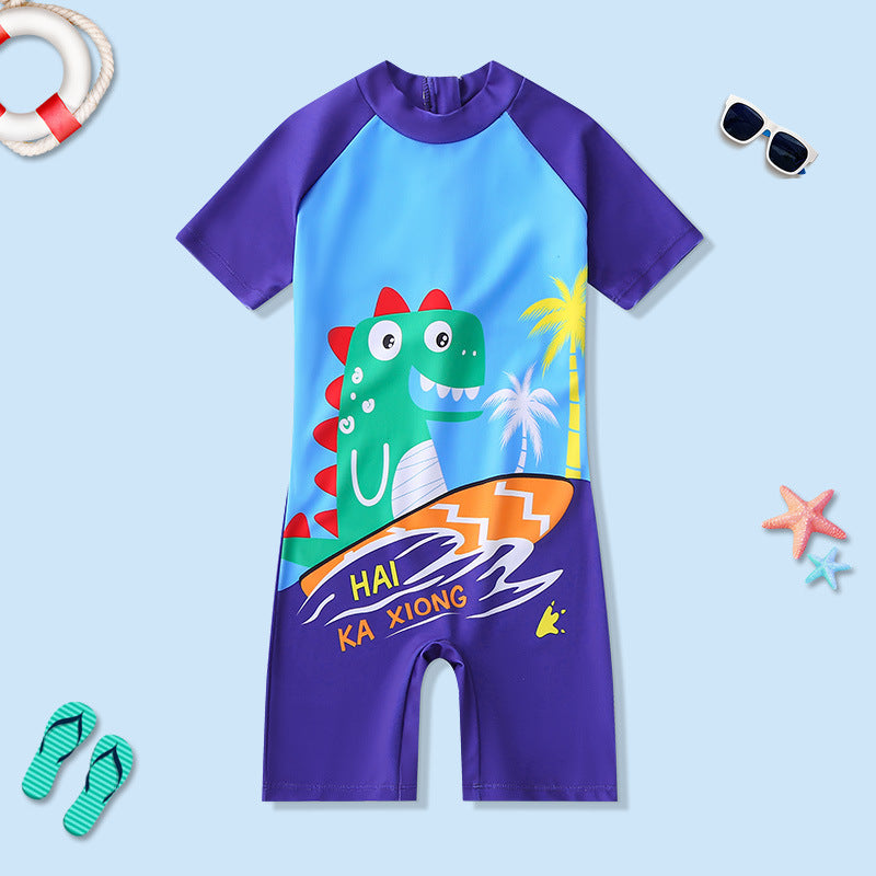 Children Swimsuit Sun Protection One Piece Swimsuit