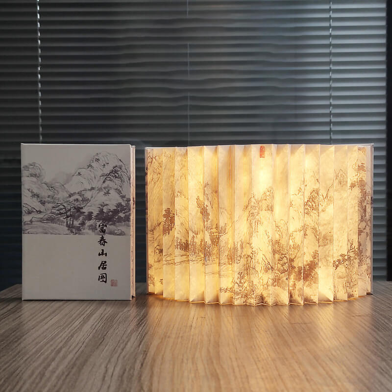 Oriental  Foldable LED Book Lamp Lights For Home Decor and Gifts