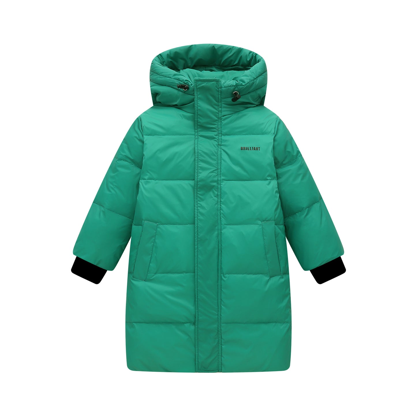 Children's Mid-length Down Jacket Thickened