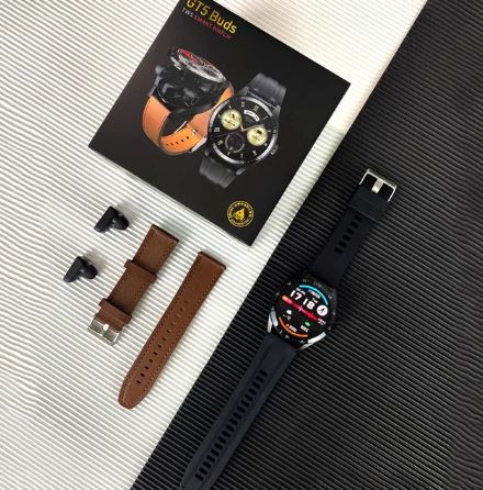 2 In 1 HI-FI  Men Smart Watch