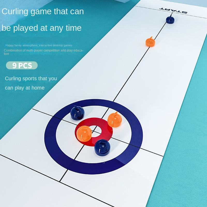 Tabletop Family Curling Game