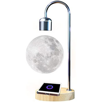 Magnetic Floating Moon Lamp with Wireless Charging