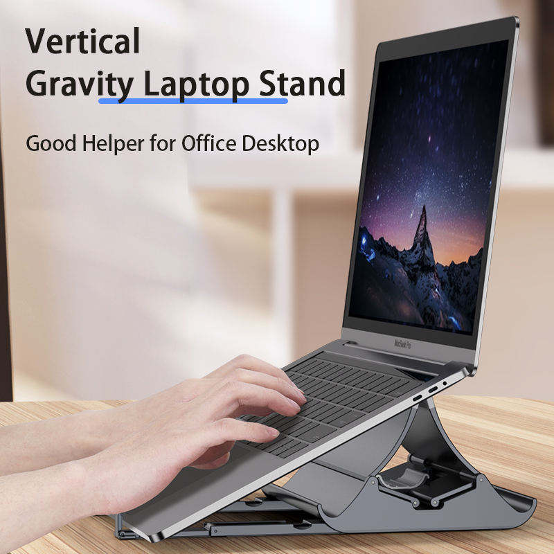 2 in 1 Vertical and stable laptop Stand Holder