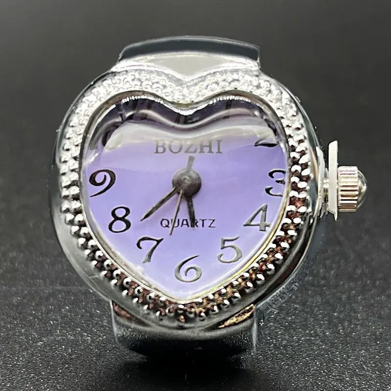 Trendy Fashion Men's And Women's Watch Multi-color Ring