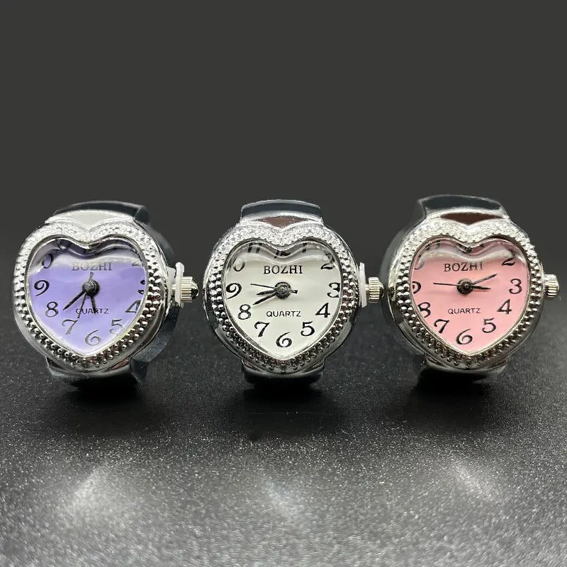 Trendy Fashion Men's And Women's Watch Multi-color Ring