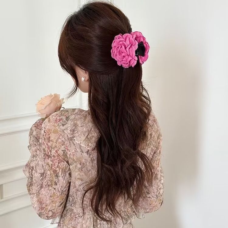 Flower Female Simple Graceful Barrettes