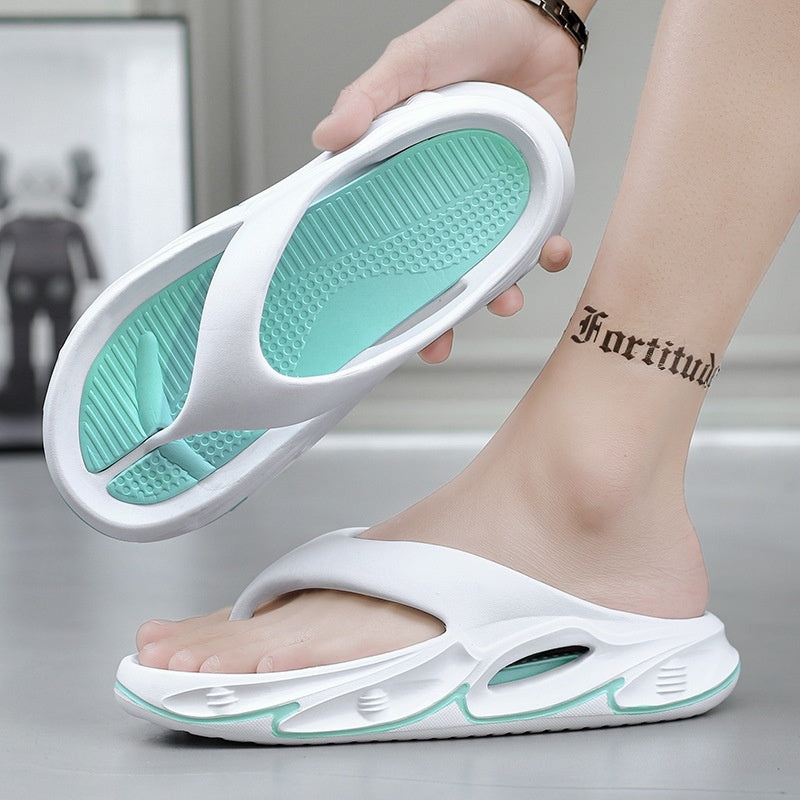 Summer New Platform Slip-on Flip-toe Lightweight Casual Slippers