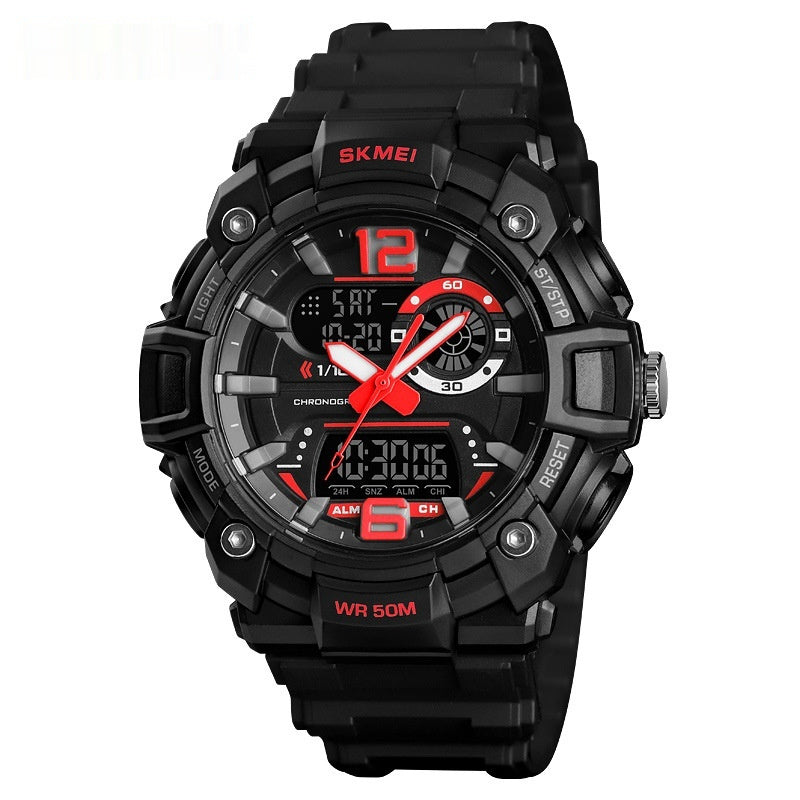 Black Gold Multi-functional Waterproof Men's Electronic Watch