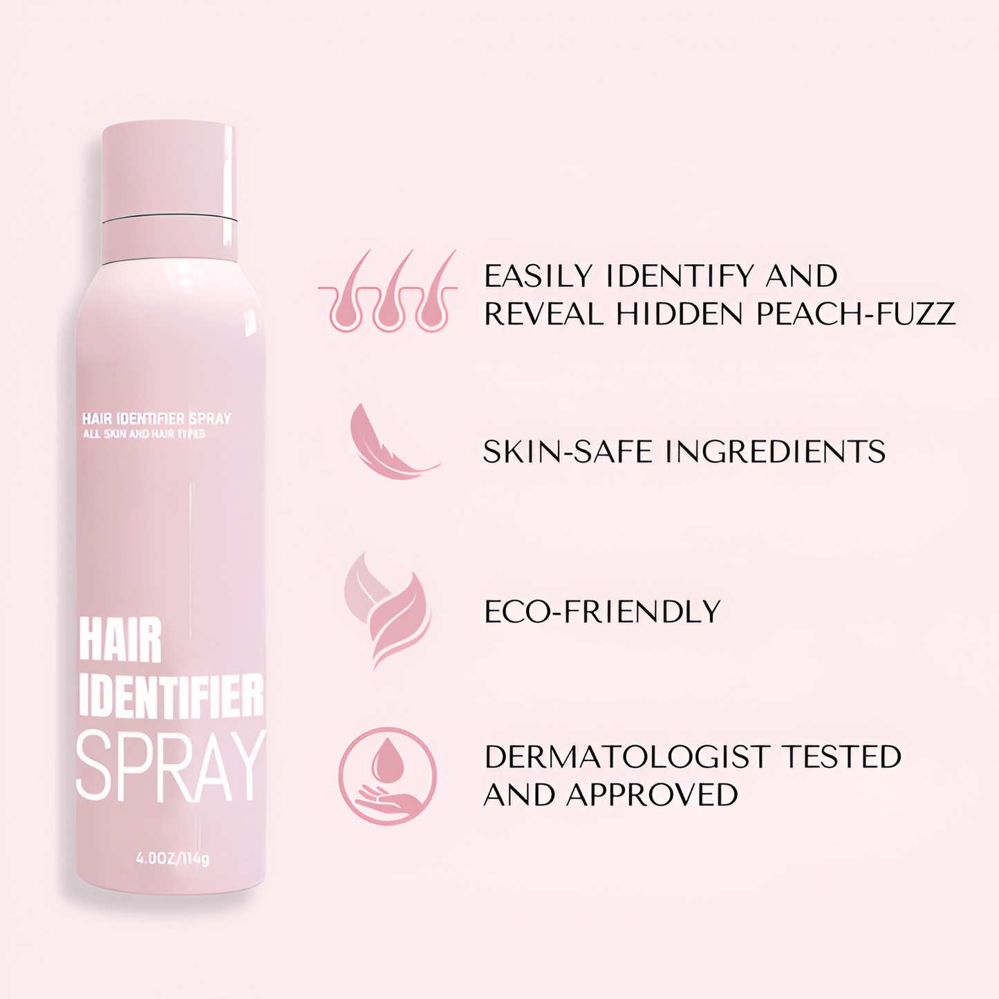 Afdals™ Hair Identifier Spray + Dermaplaner Set