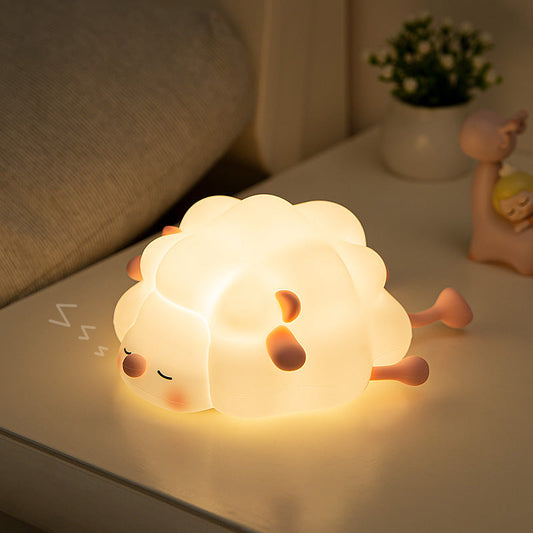 مصباح ليلي LED Squishy Tap Tap من Little Sheep